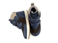 Bisgaard marine vintersneaker Matty med velcro og TEX